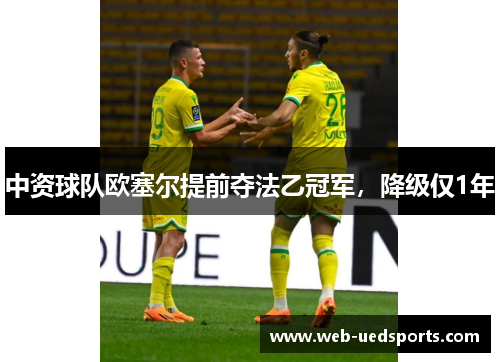 中资球队欧塞尔提前夺法乙冠军，降级仅1年